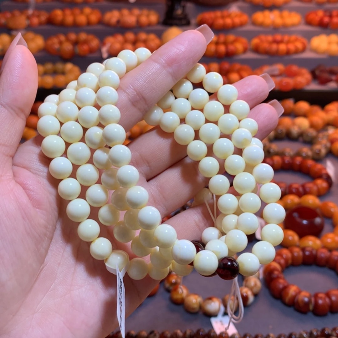 【闪购商品】手链蜜蜡未镶嵌南***王蜜蜡手链