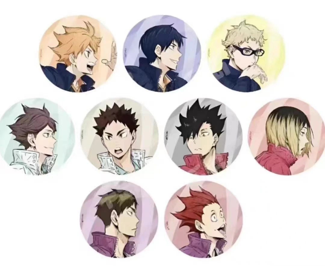 排球少年 全国远征主视觉吧唧徽章 盲盒 日谷正版 拆包【同意代拆】