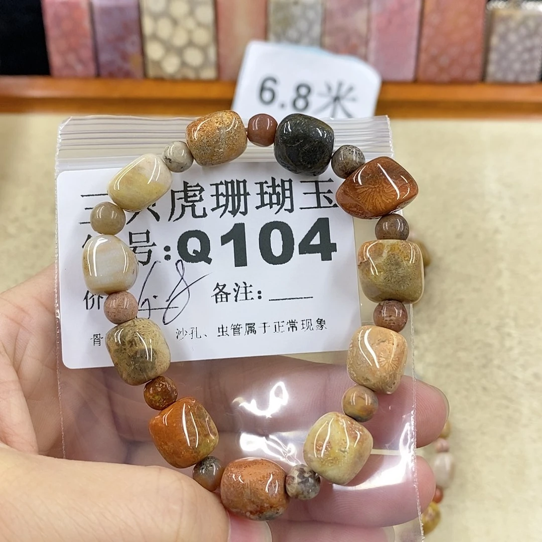 硅化珊瑚（珊瑚玉）1未镶嵌?****