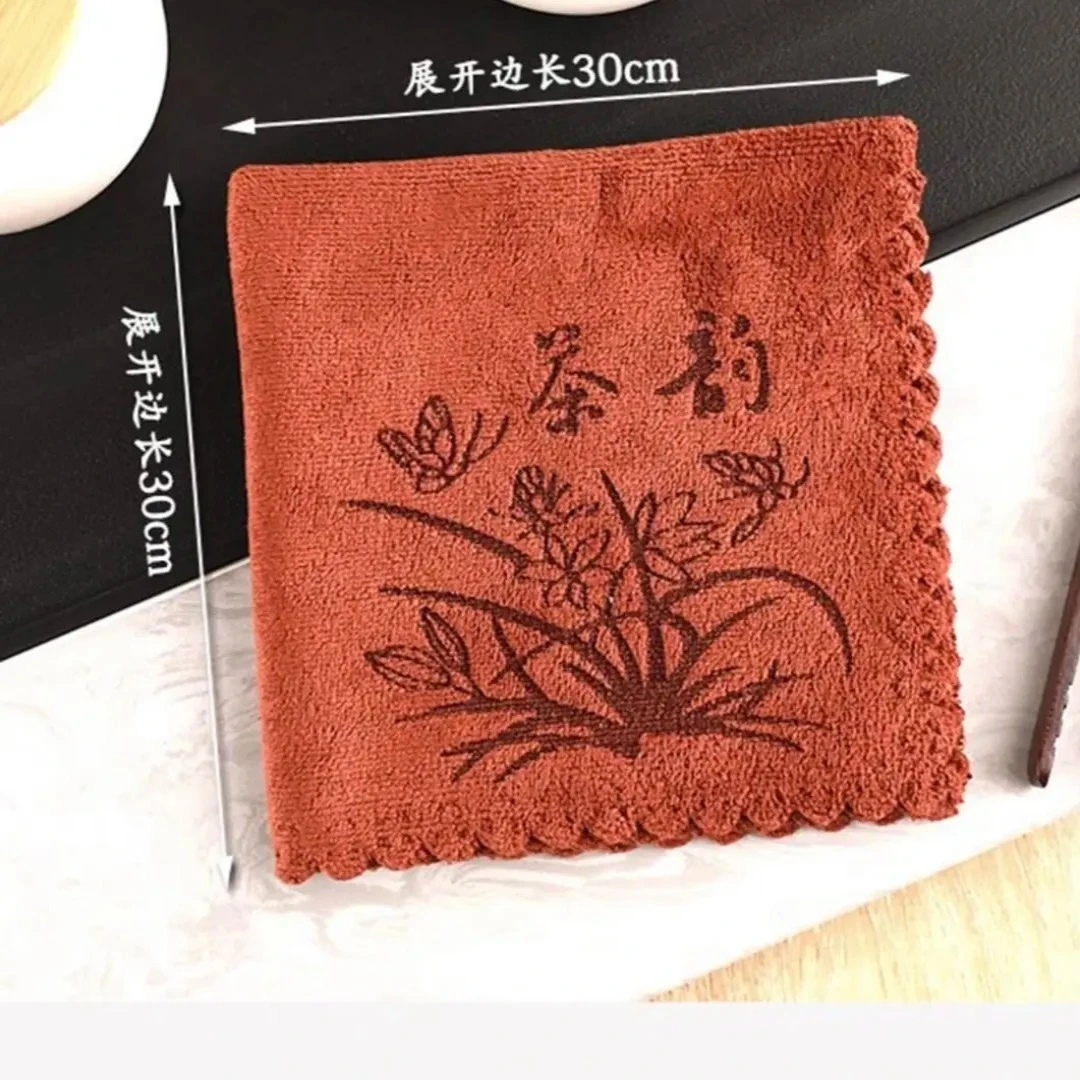 【福利购茶布】【新款国潮】茶桌毛巾加厚吸水茶巾茶巾布抹茶道用具
