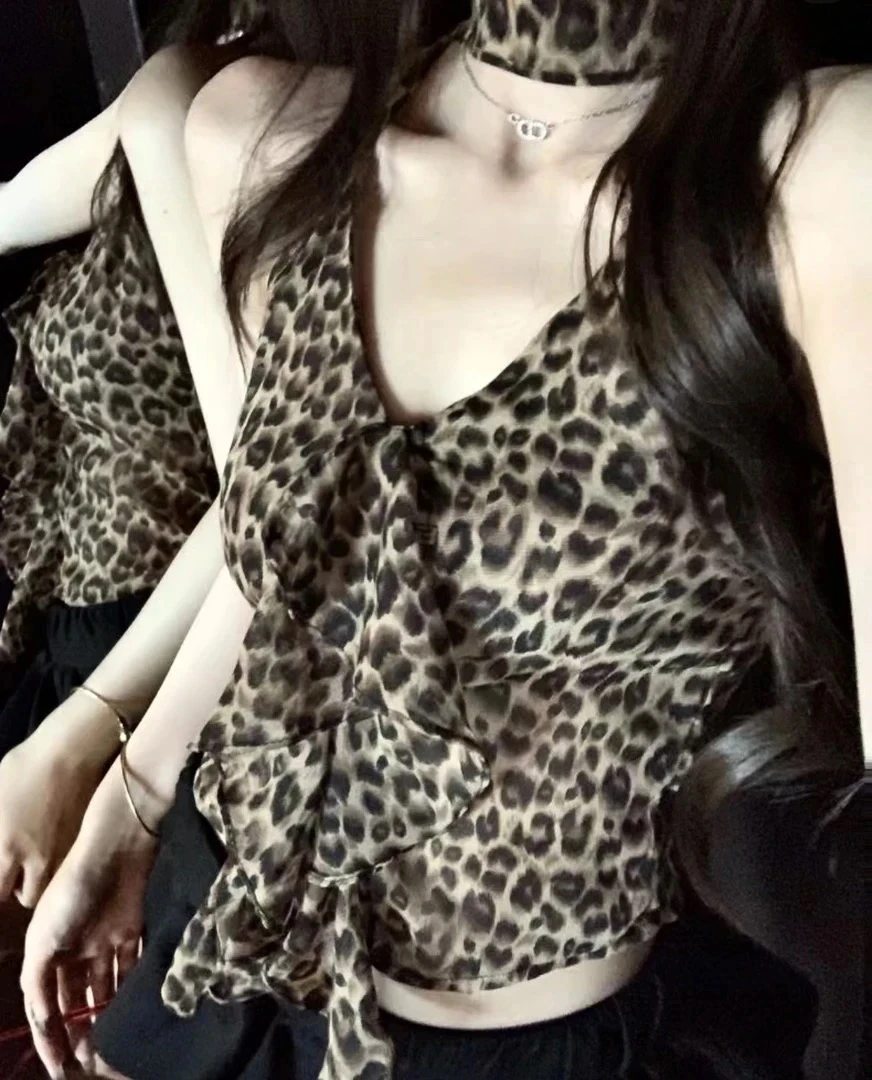 夏季涩谷辣妹吊带