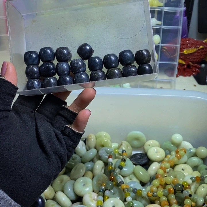 蛇纹石玉其他未镶嵌孑****心28