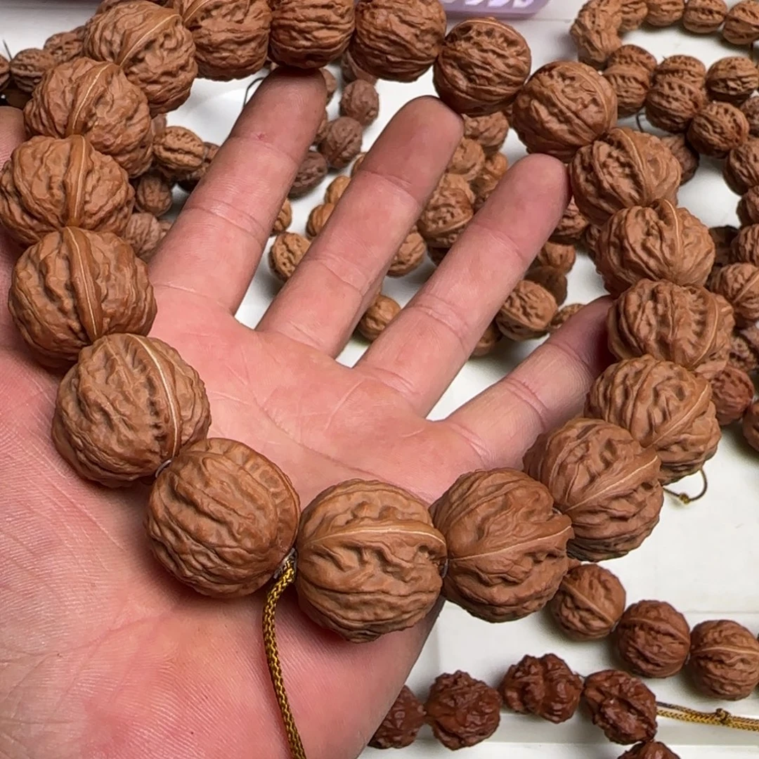 强***子吊坠文玩核桃小红皮核桃