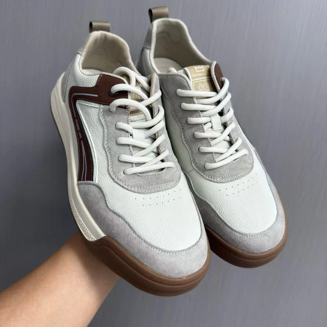 HX290软底软面男士时尚休闲板鞋撞色轻便运动鞋