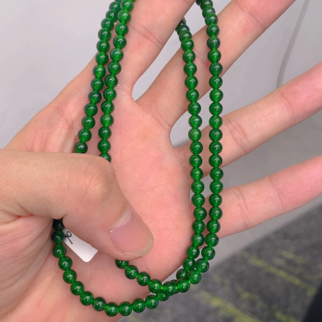 翡翠未镶嵌项链天然翡翠