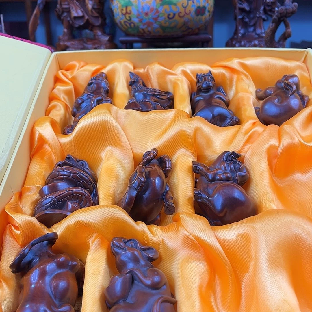 黄杨木三*黄杨木雕刻艺术 9个生肖