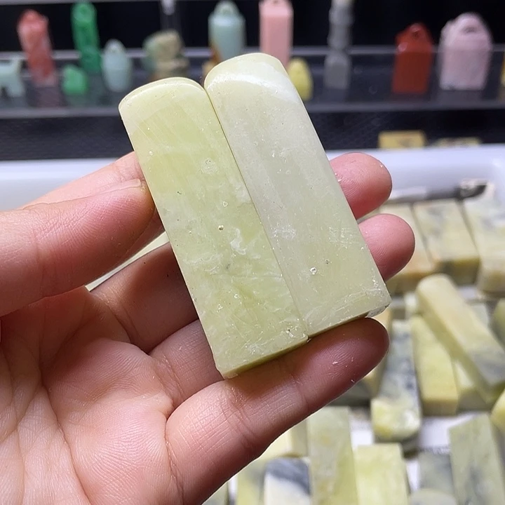 很***来印石昌化石青田石素章2个