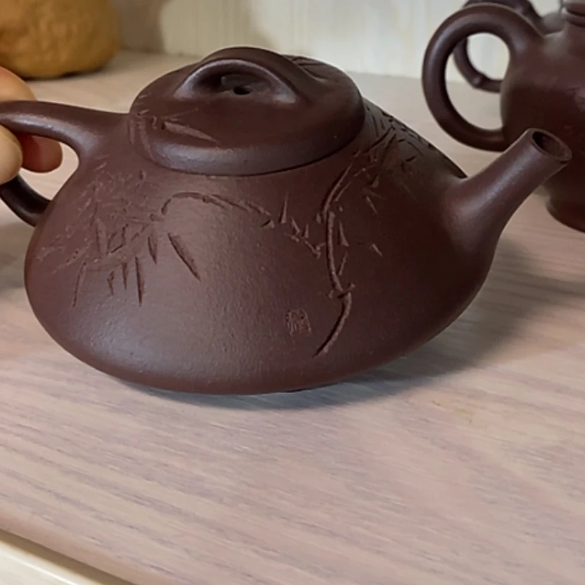 【闪购商品】紫砂茶壶天青泥半手工清仓