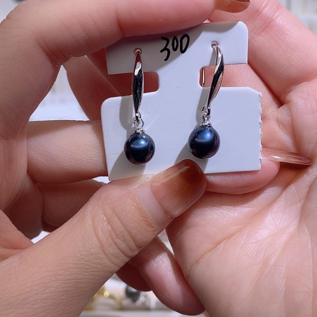 淡水珍珠耳饰未镶嵌w