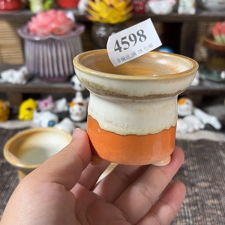 口6 手工花盆满30包邮