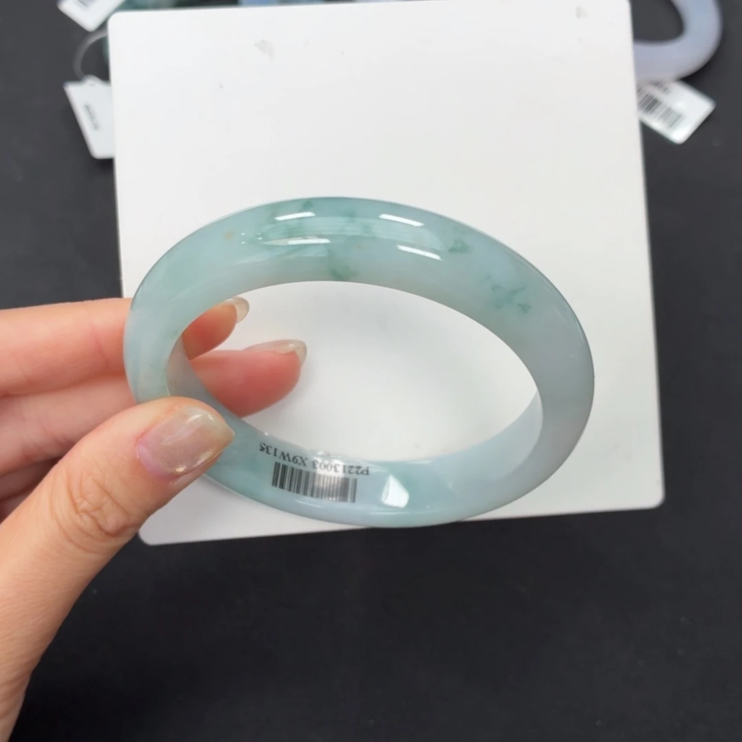 翡翠未镶嵌手镯5758