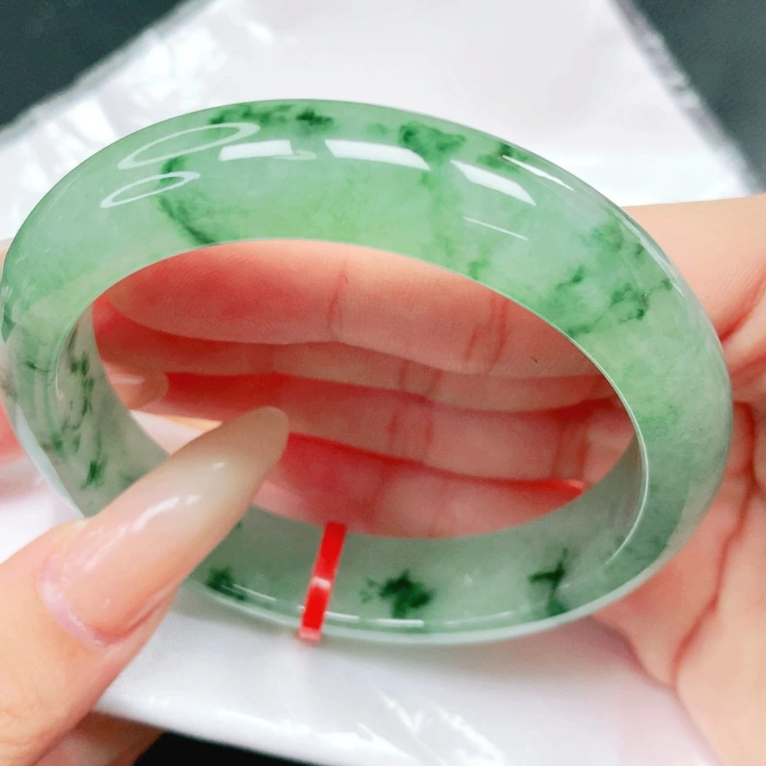 翡翠未镶嵌手镯58