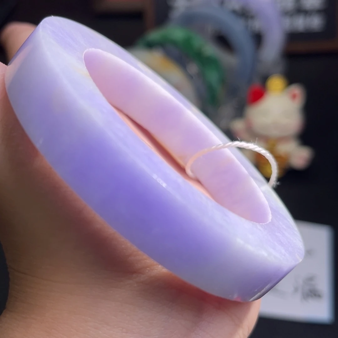 定制翡翠未镶嵌翡翠手镯定制不退不换55-62