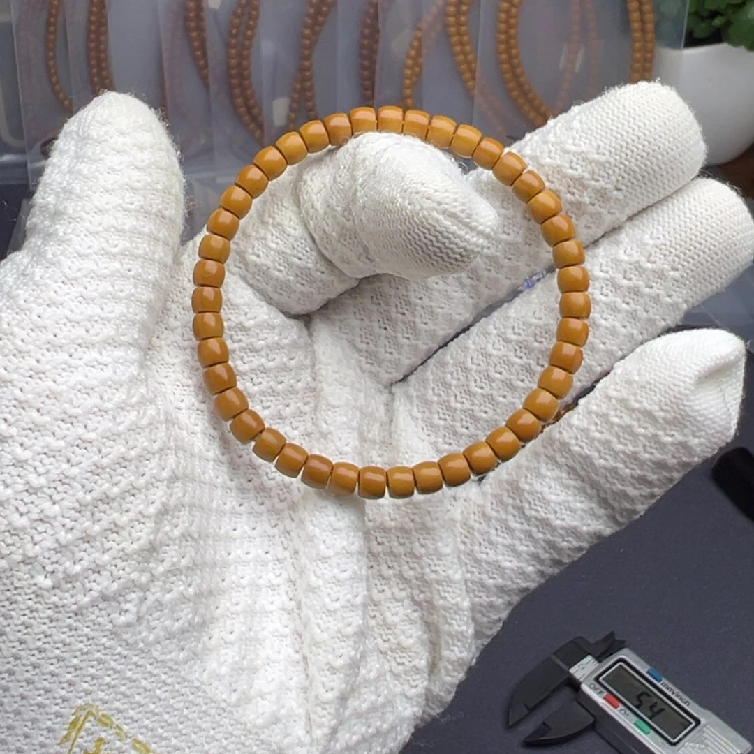 橄榄核手串老挝核尖5.3mm 竞拍26hao