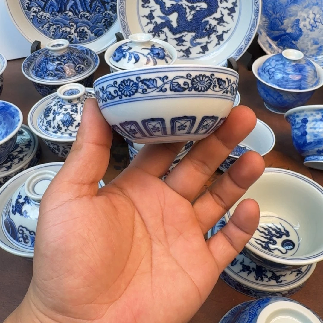 摆件宝相普洱杯手绘