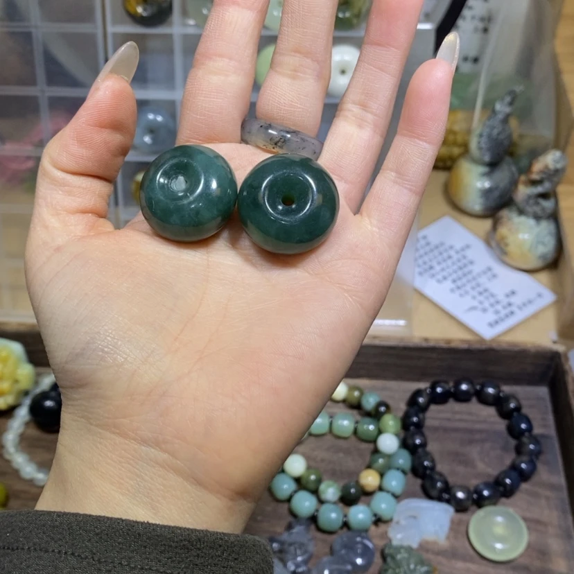 【闪购商品】蛇纹石玉颈饰未镶嵌64