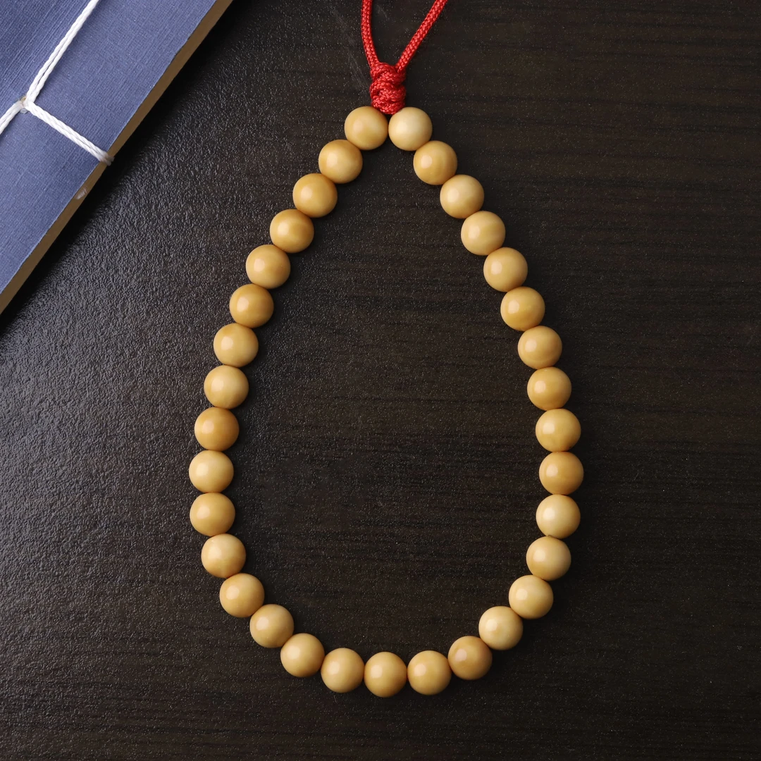 S8658【龙脊圆珠】精工高抛龙脊菩提单圈文玩手串