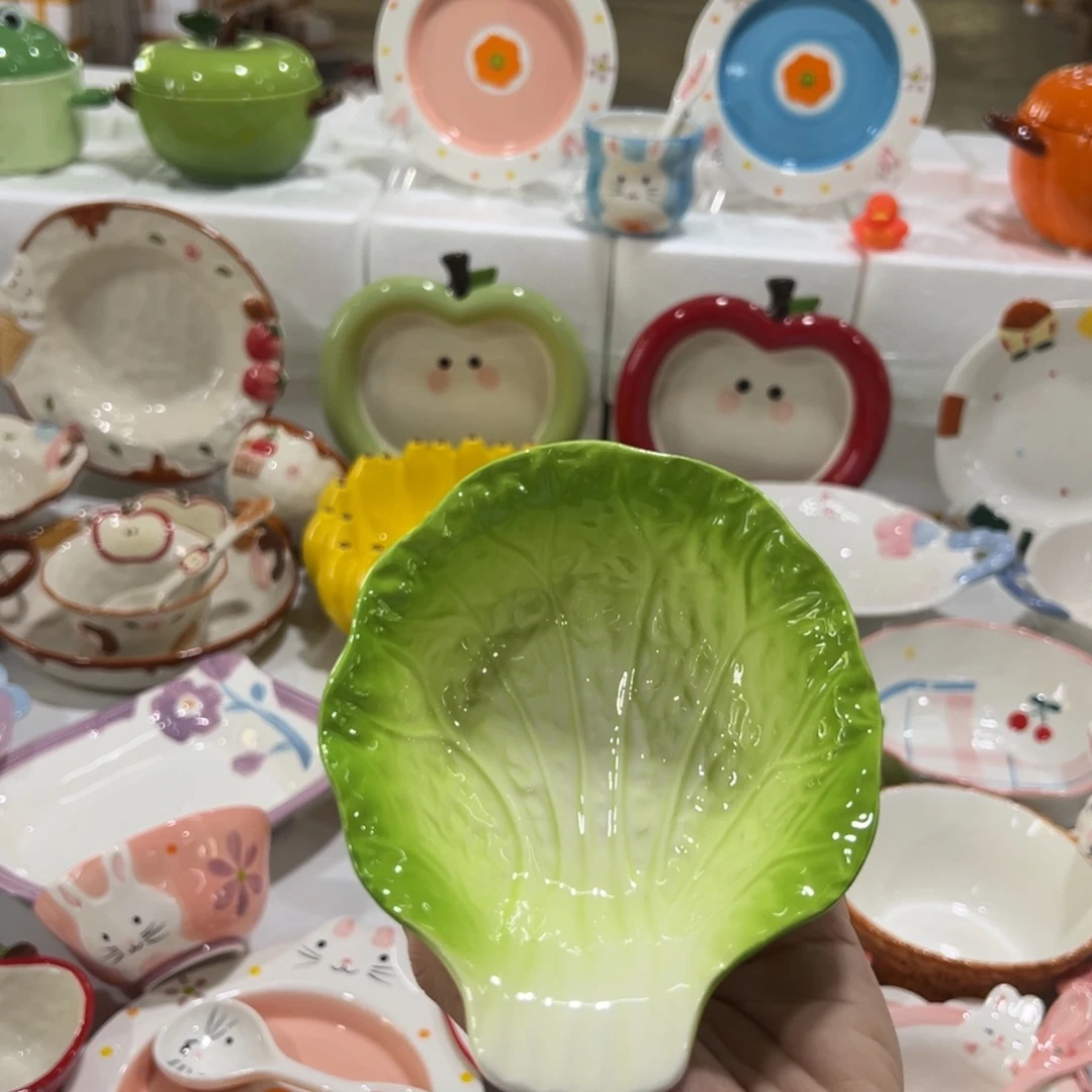 摆件高温陶瓷釉下彩正品！