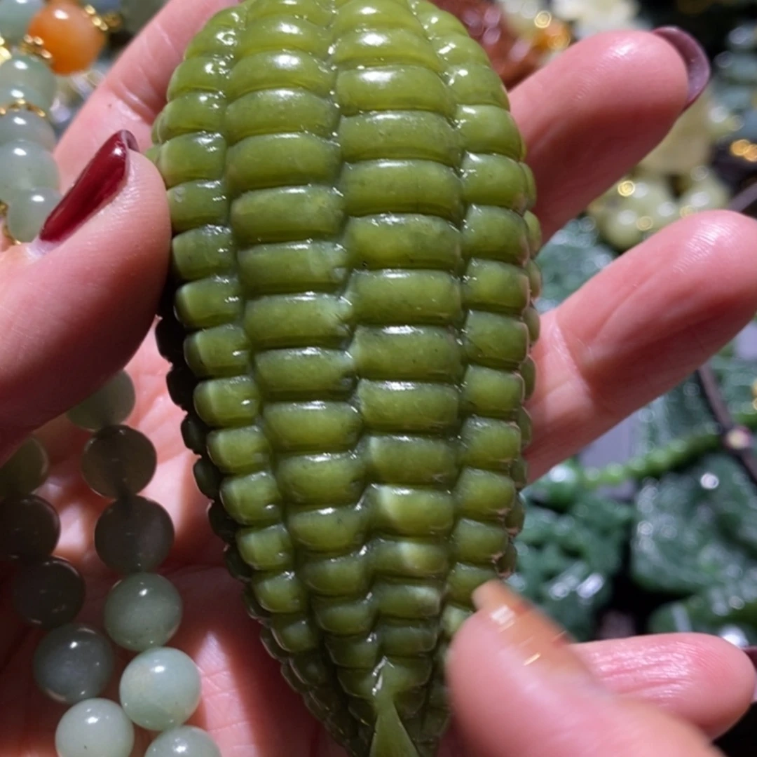 【闪购商品】蛇纹石玉毛衣链未镶嵌