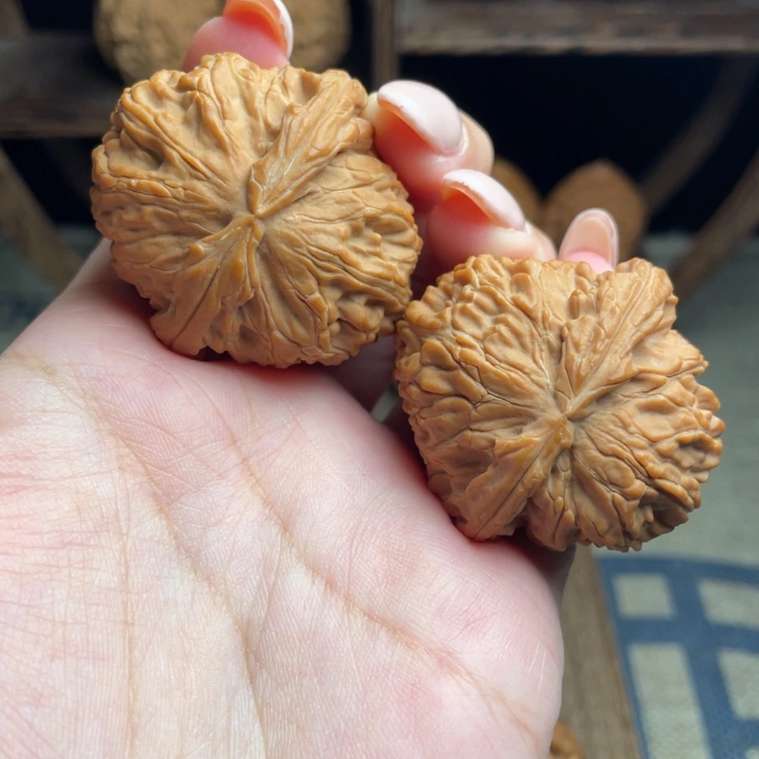 吊坠文玩核桃40全品球白