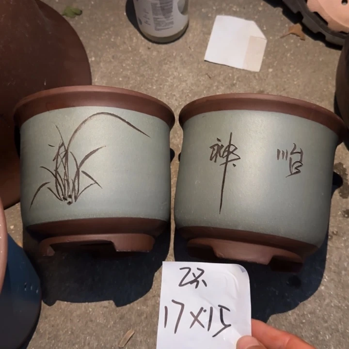 紫砂花盆特价清仓