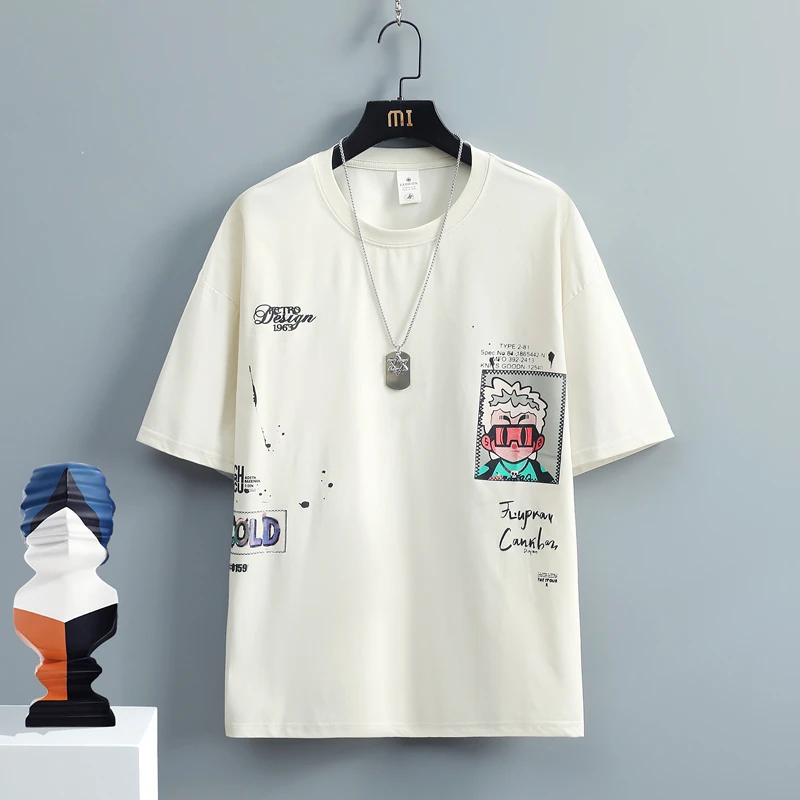 青少年2025夏季短袖T恤男帅气大童半袖初中高中学生新款夏装上衣