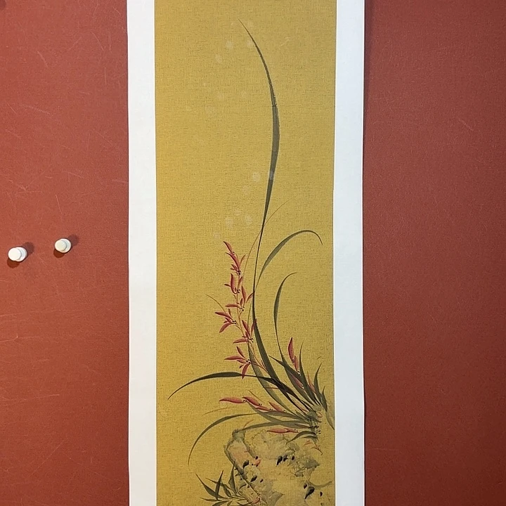 国画听兰老师花鸟