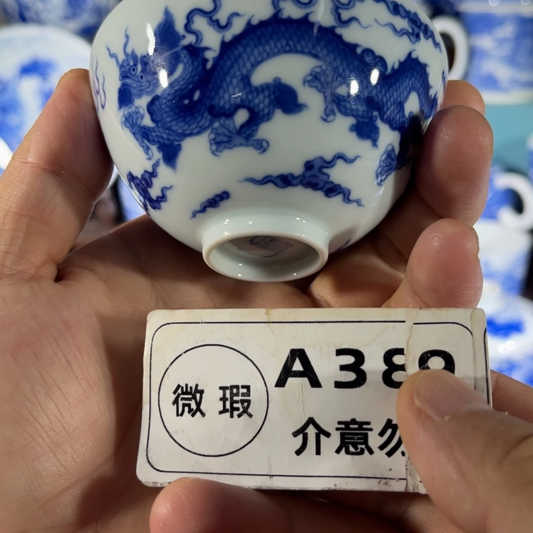 杯子手工手绘的陶瓷的