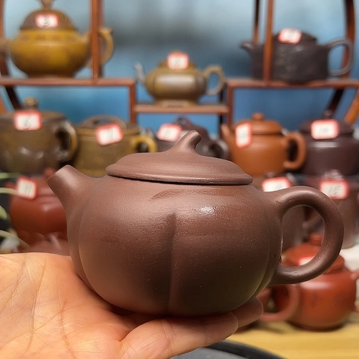 茶壶紫砂微瑕不带证书礼盒200cc