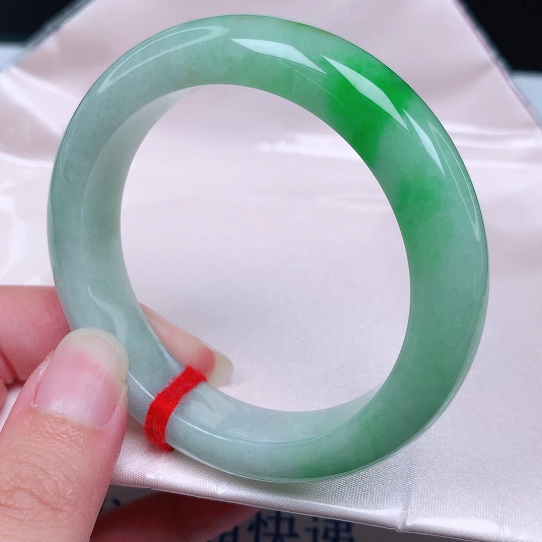 翡翠未镶嵌手镯53圈2781