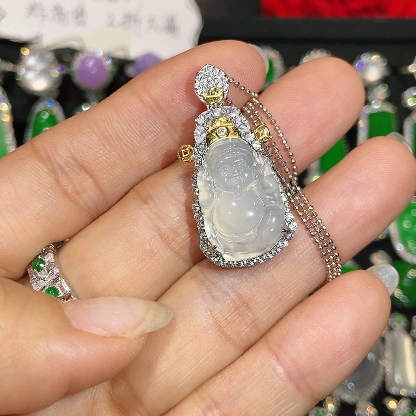 【闪购商品】翡翠未镶嵌颈饰天然翡翠