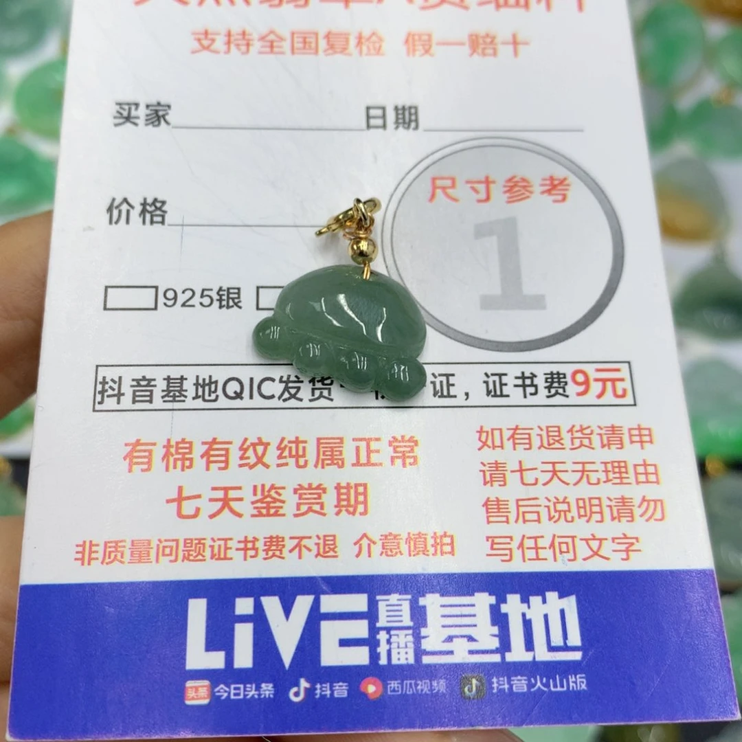 翡翠颈饰未镶嵌翡翠