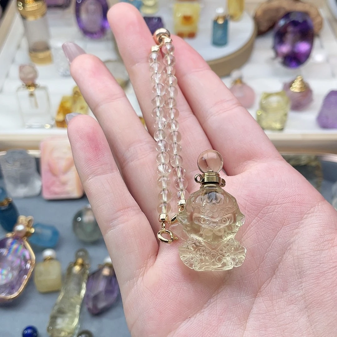 水晶颈饰未镶嵌P*T天然水晶吊坠633