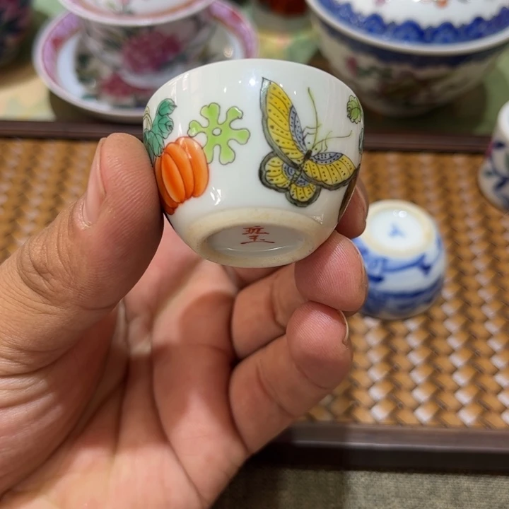 纯手绘精品盖碗杯