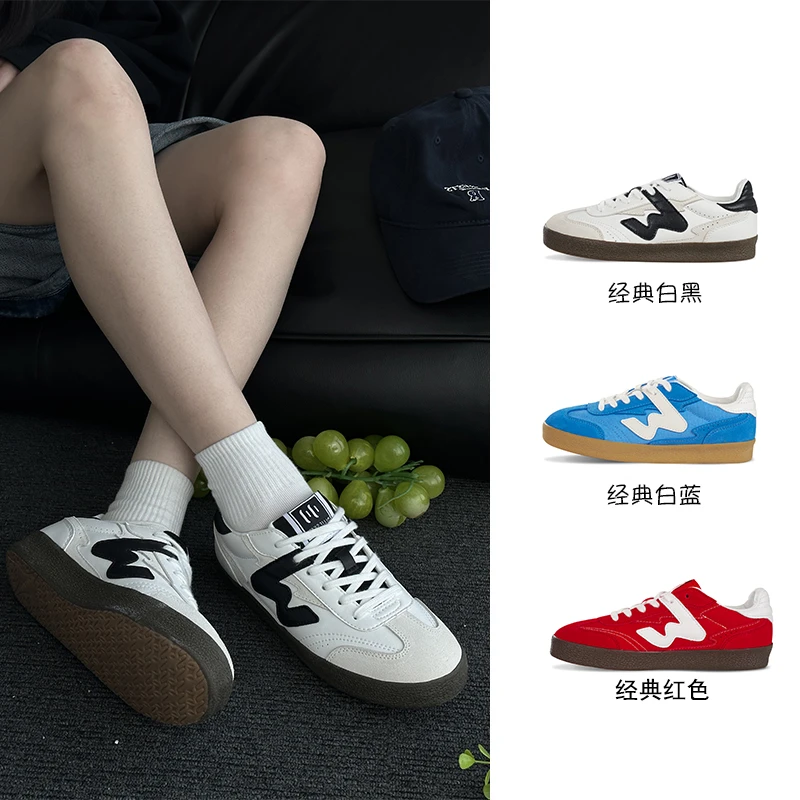 顽刻ollieskate黑白红升级款好洗T头休闲德训男女软底百搭板鞋