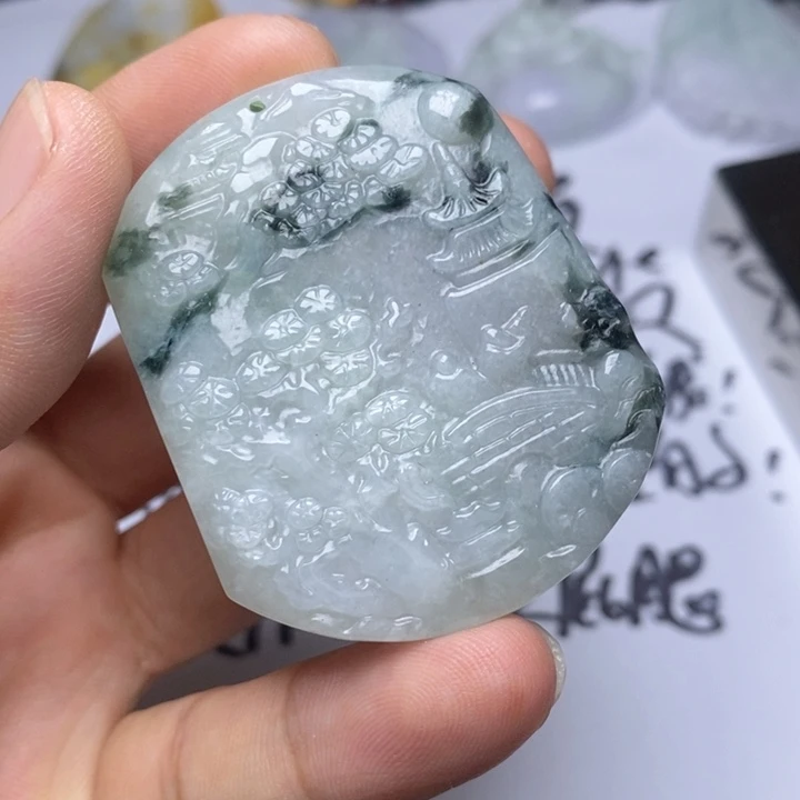 颈饰未镶嵌翡翠翡翠
