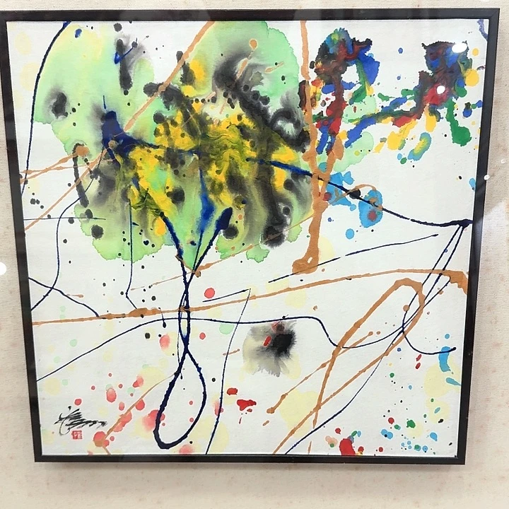 国画绘画作品多次参加全国