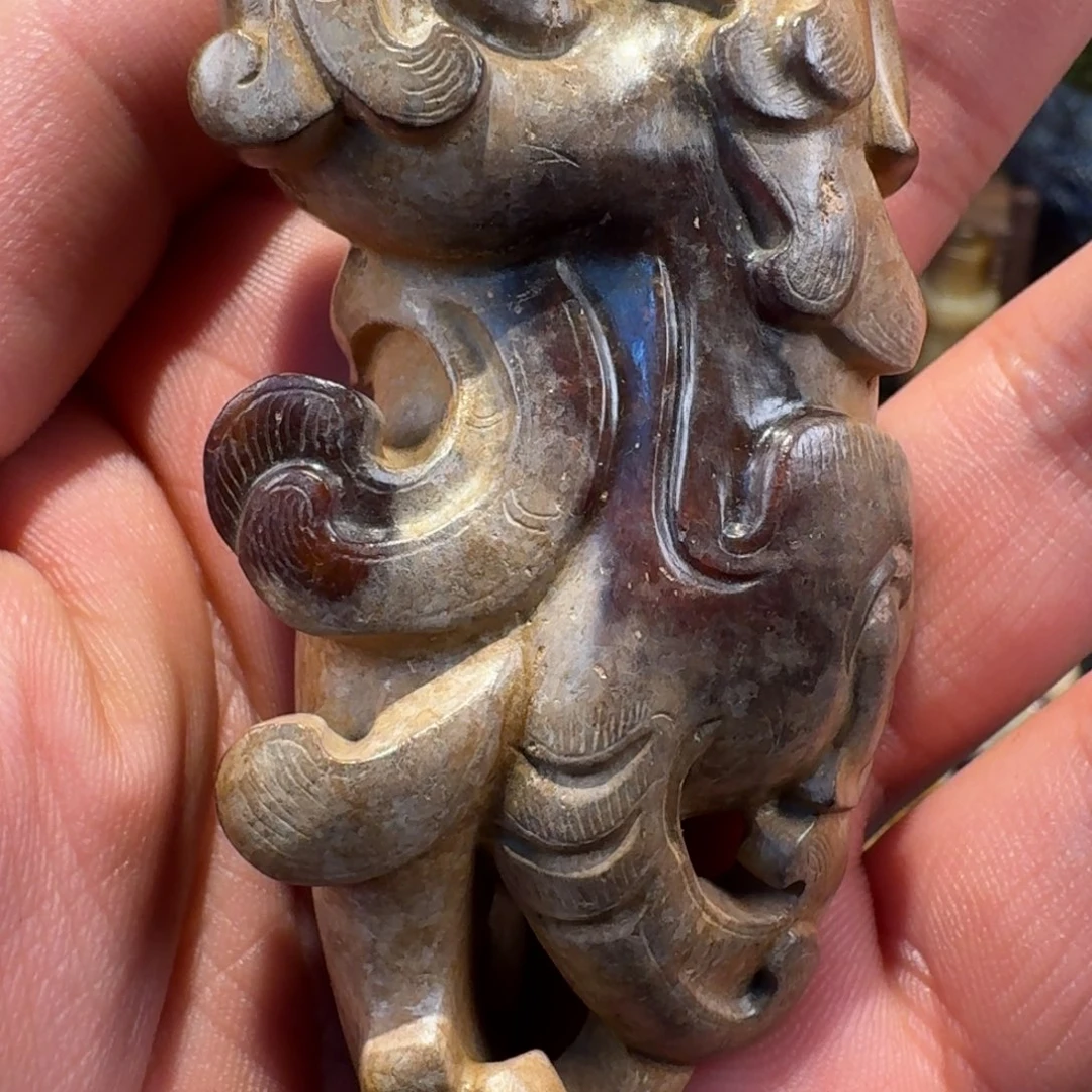 进***一和田玉（糖玉）未镶嵌挂件