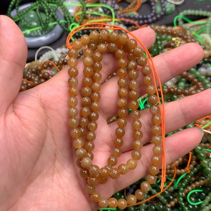 和田玉未镶嵌手链15