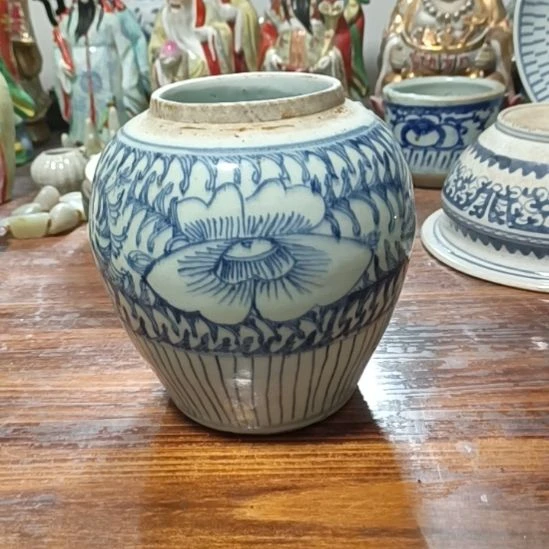 摆件陶青花陶瓷摆件青花陶瓷摆件青花陶瓷