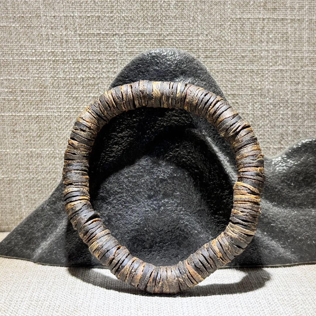 【沉水药片单圈沉香（大）】沉香手串（多样性发其一）