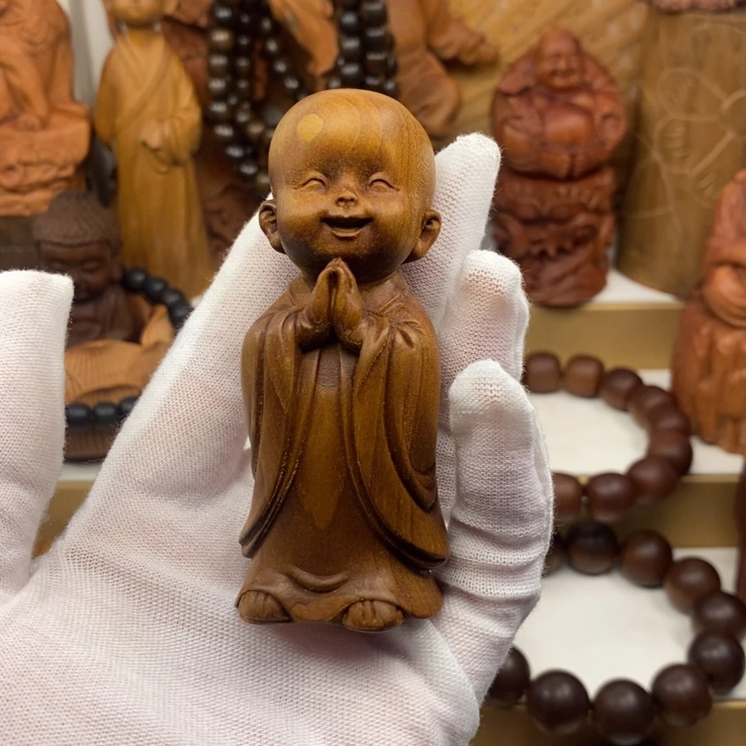 檀香木手串/手链老山檀小和尚供奉微瑕