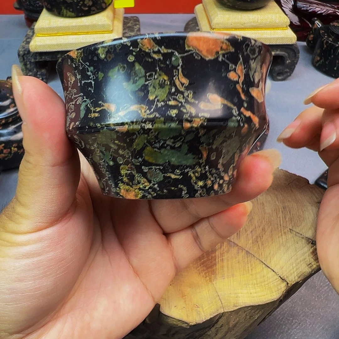 梅花玉卓哥杯茶周边微瑕