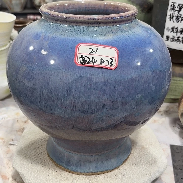 摆件高24，口13，无孔21