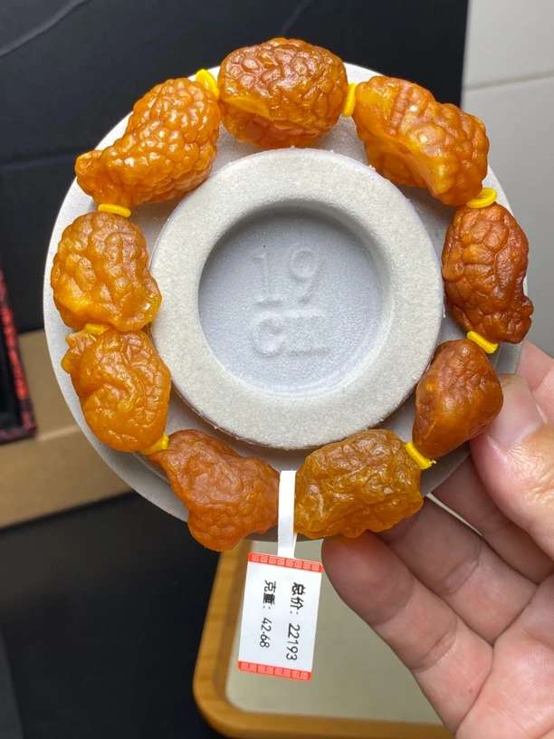 天然的海漂籽随型手串 保真保天然保原矿