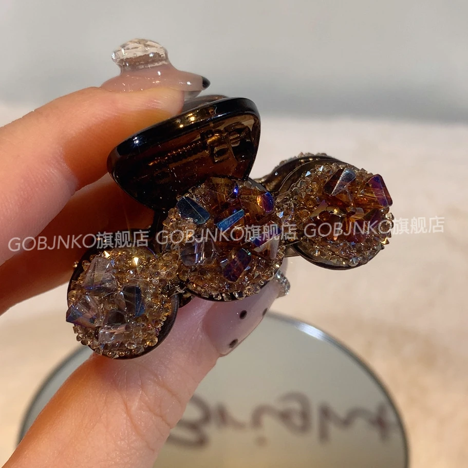 GOBJNKO小抓夹女原创设计商务/OL发夹刘海夹发饰可爱法式精致小抓