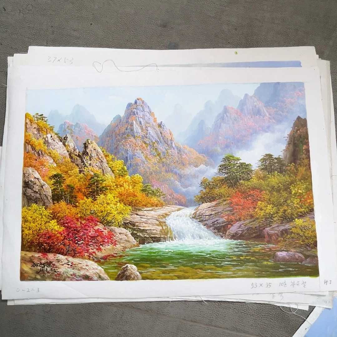 油画朝鲜艺术家53/35