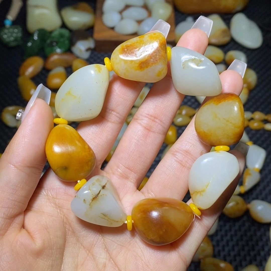 和田玉手链未镶嵌