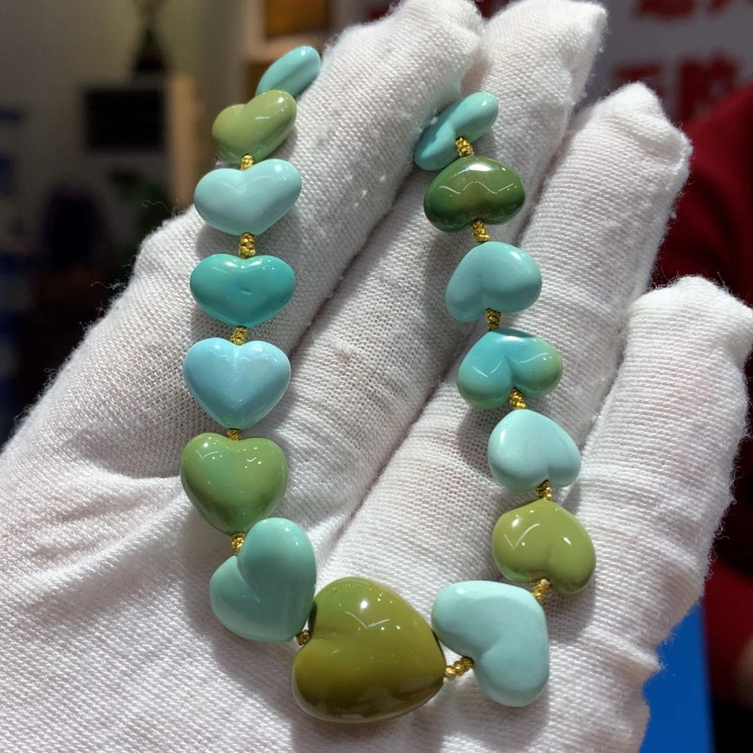 未镶嵌绿松石长链