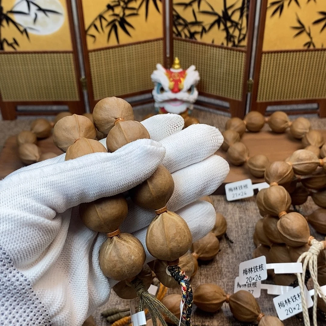 @***花橄榄核手串梅林铁核2125